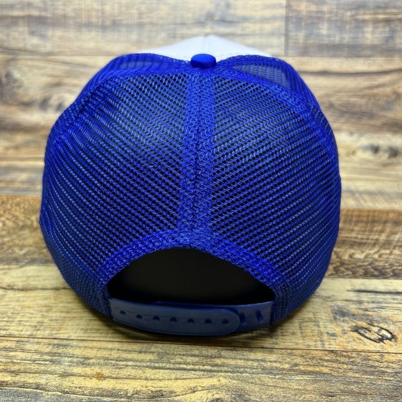 Power Rangers Mens Trucker Hat Blue Snapback 1993 Retro TV Nostalgic Ball Cap - Picture 5 of 8